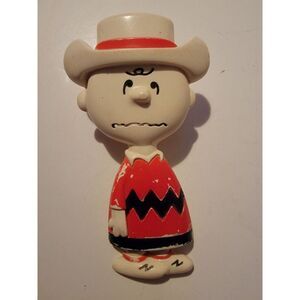 Avon Scrub Bath Hair Brush Charlie Brown United Features 1971‎ Vintage Peanuts